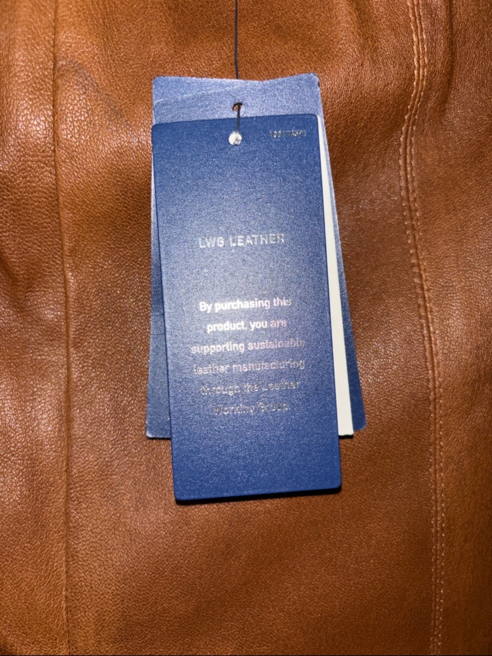 NWT Polo by Ralph Lauren Brown Leather-Look Slim Pants Size L - Picture 4 of 8